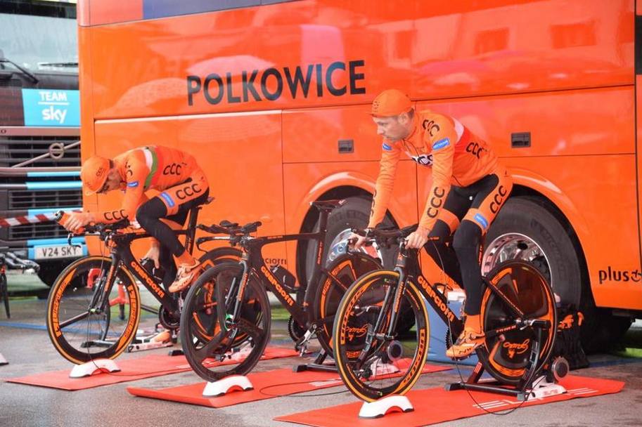 Le bici della CCC Polsat, team polacco. Twitter